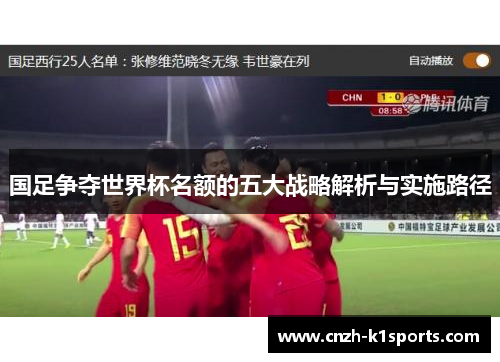 国足争夺世界杯名额的五大战略解析与实施路径