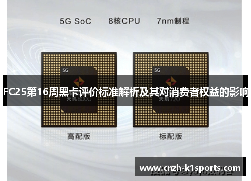 FC25第16周黑卡评价标准解析及其对消费者权益的影响