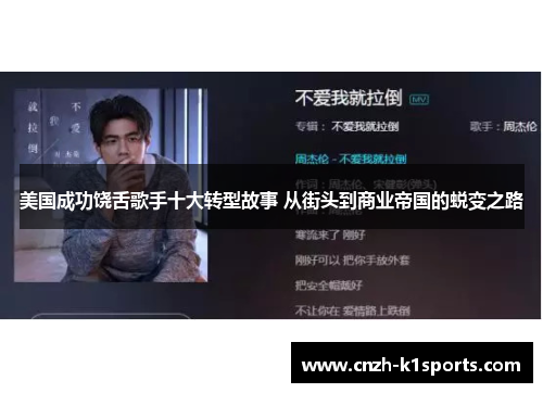 美国成功饶舌歌手十大转型故事 从街头到商业帝国的蜕变之路