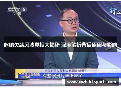 赵鹏欠薪风波真相大揭秘 深度解析背后原因与影响